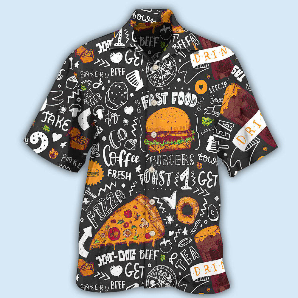 Food Fast Food Go Fresh - Hawaiian Shirt - Reefox