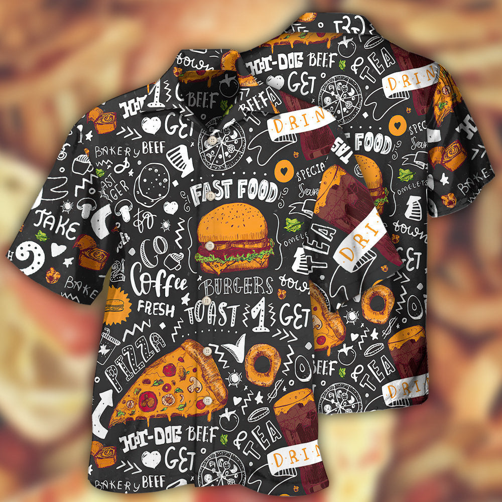 Food Fast Food Go Fresh - Hawaiian Shirt - Reefox