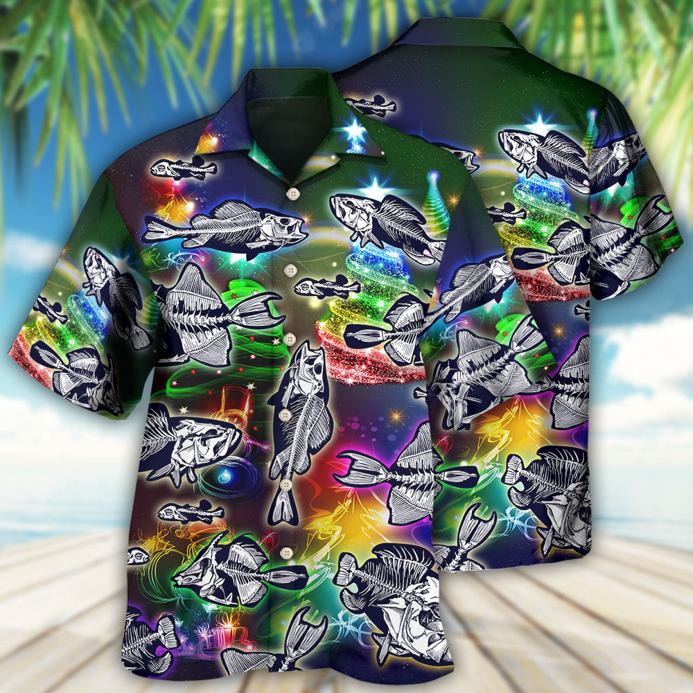 Fishing Lover Amazing Merry Christmas - Hawaiian Shirt - Reefox