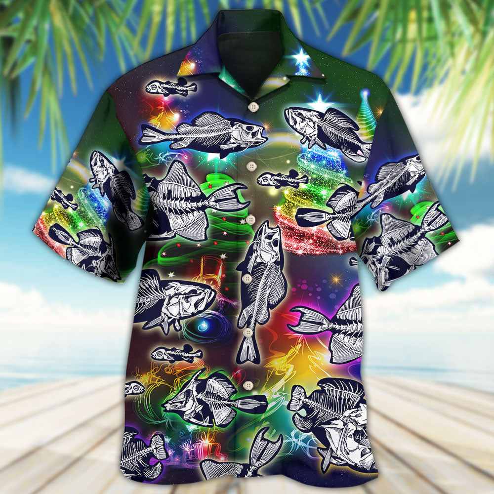 Fishing Lover Amazing Merry Christmas - Hawaiian Shirt - Reefox