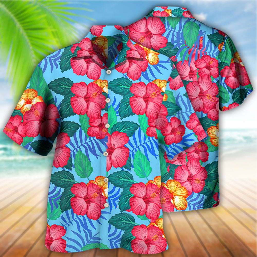 Flowers Tropical - Hawaiian Shirt - Reefox