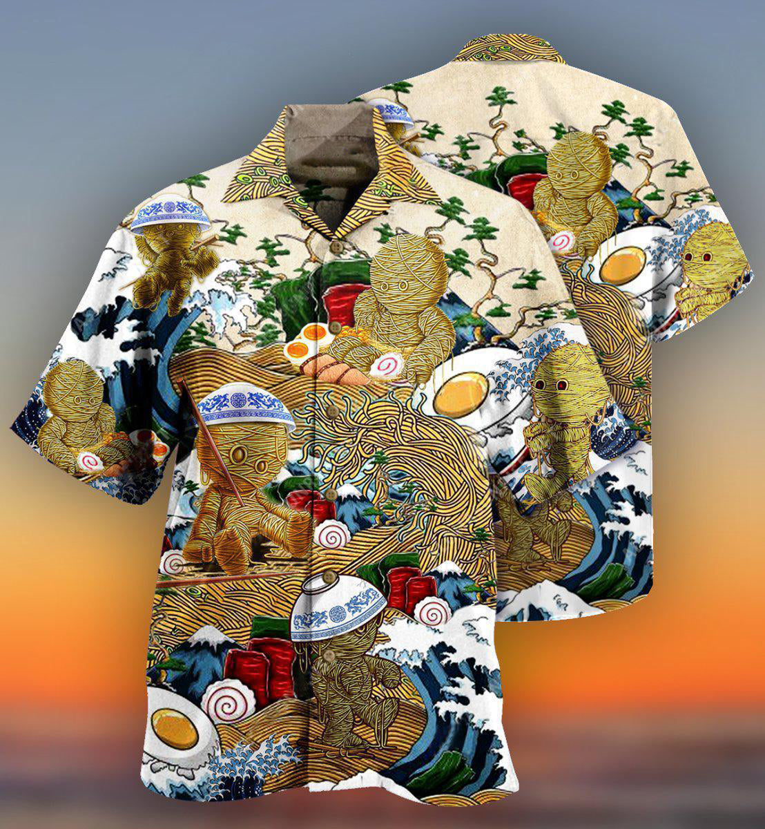 Food Amazing Ramen Life Funny - Hawaiian Shirt - Reefox