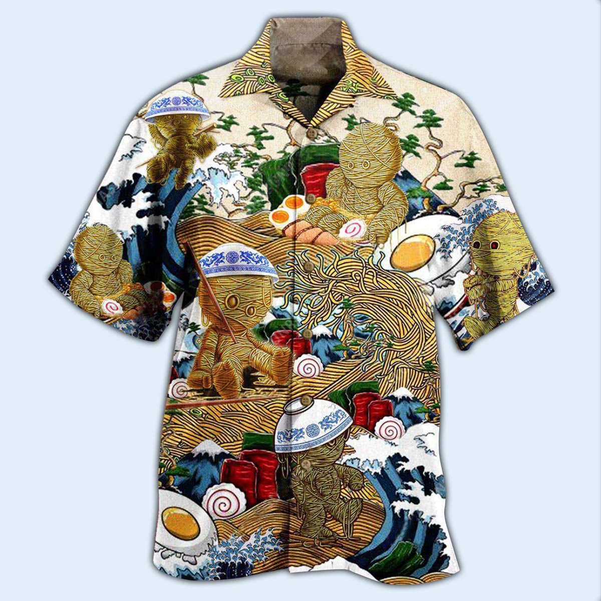 Food Amazing Ramen Life Funny - Hawaiian Shirt - Reefox