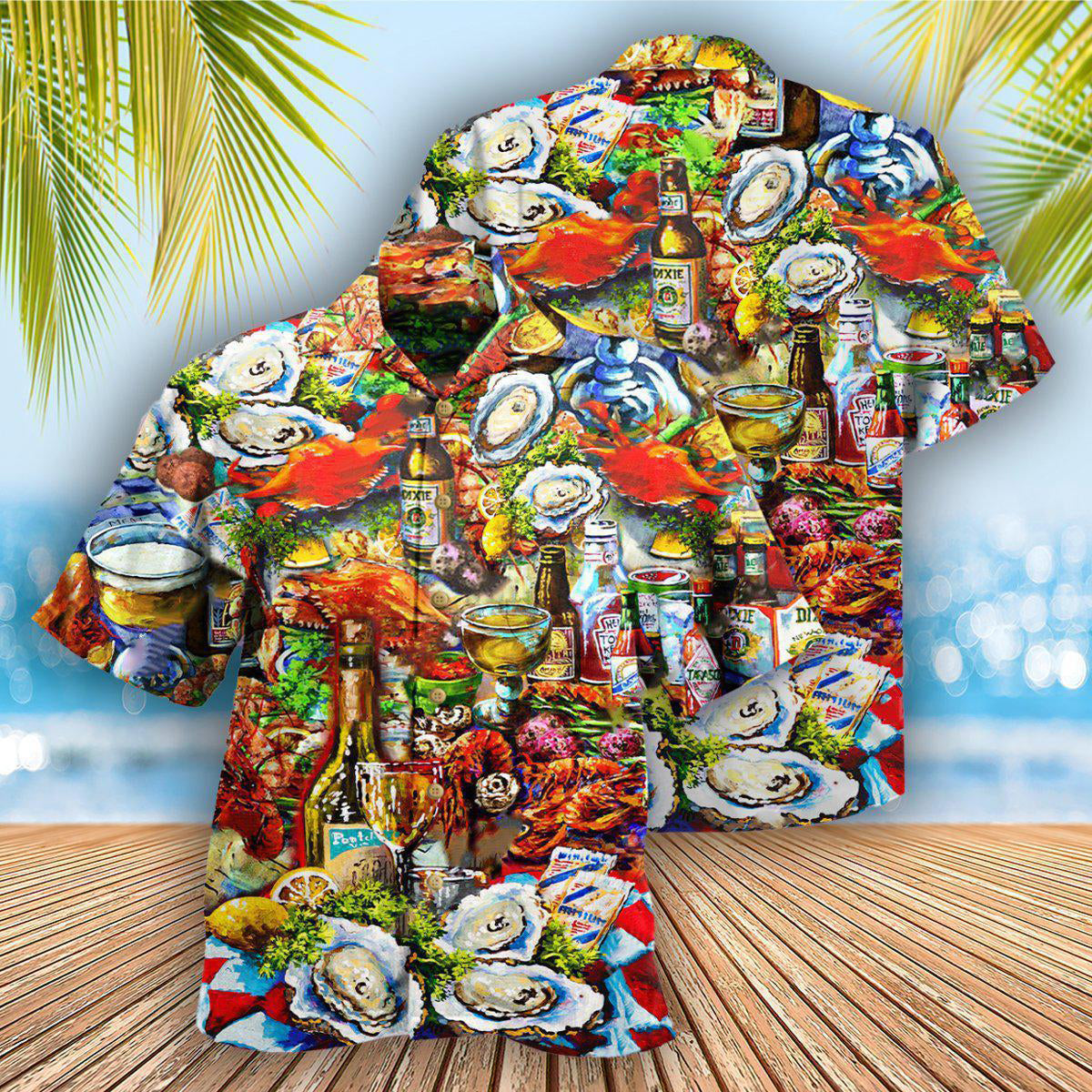 Food I'm On Seafood Diet Cool - Hawaiian Shirt - Reefox