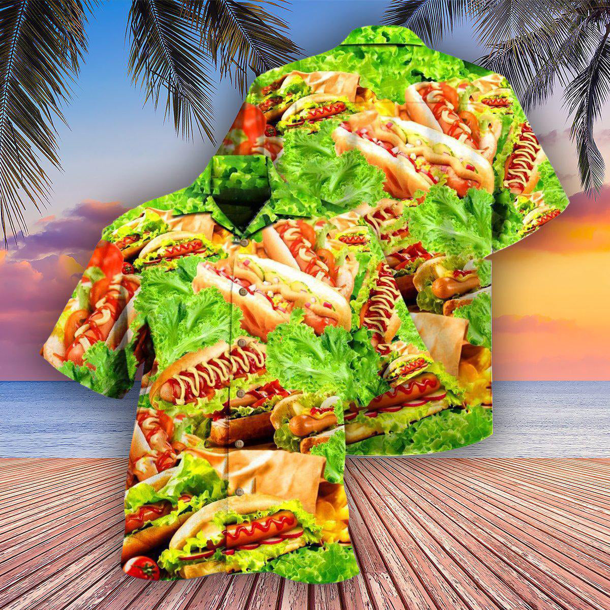 Food It's Not A Party Until The Hot Dog Come Out Salad - Hawaiian Shirt - Reefox