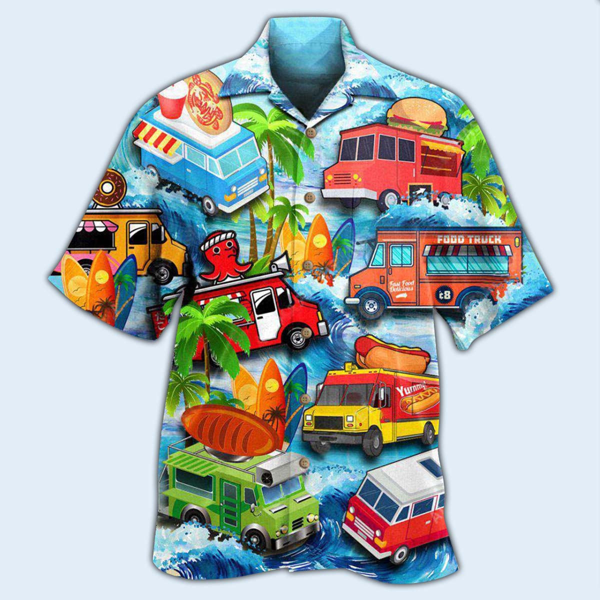Truck Food Life Is Better With Food Truck - Hawaiian Shirt - Reefox