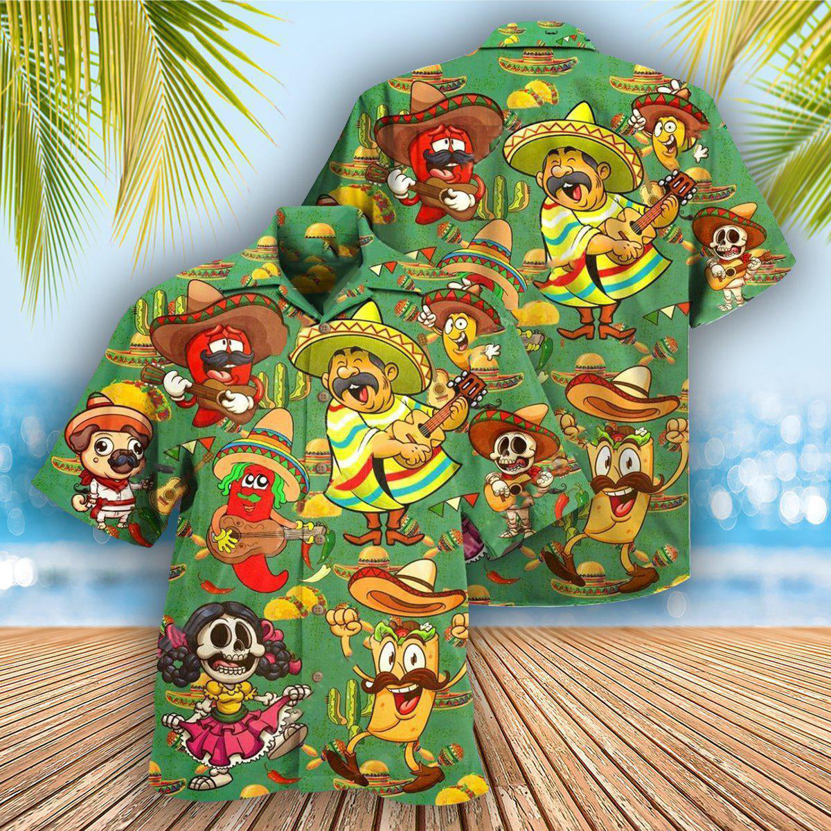 Food Love Mexican Culture Funny - Hawaiian Shirt - Reefox