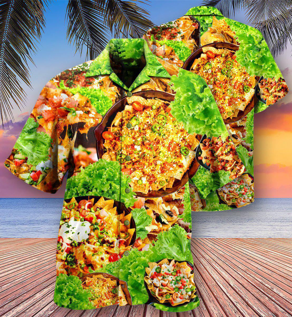 Food More Nachos Por Favor Delicious - Hawaiian Shirt - Reefox