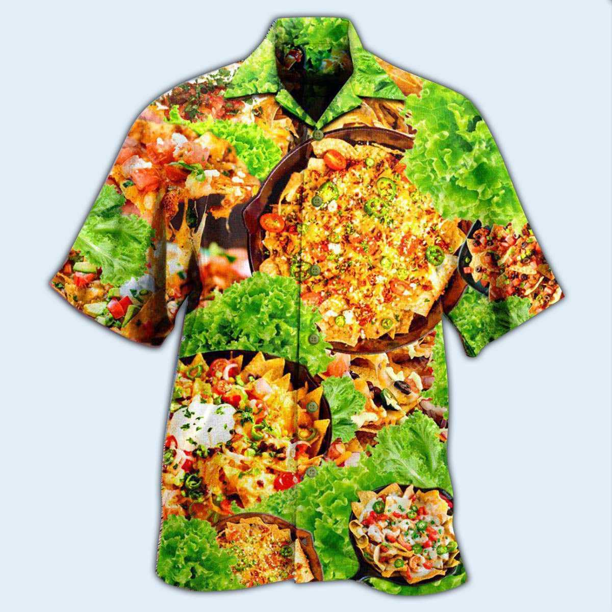 Food More Nachos Por Favor Delicious - Hawaiian Shirt - Reefox