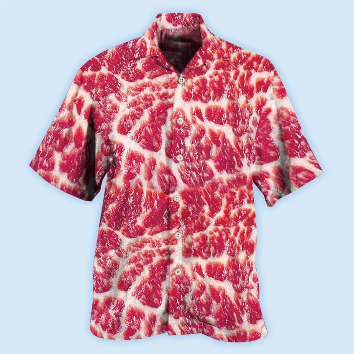 Food Raw Meat Style Funny - Hawaiian Shirt - Reefox