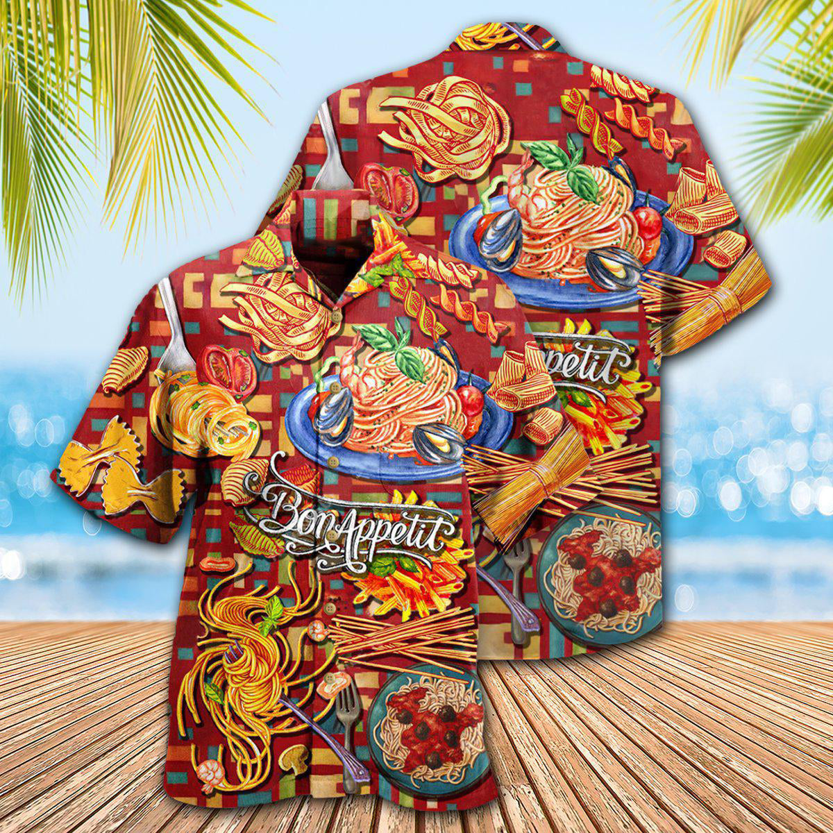 Food Tasting Daily Favorite Delicious Pasta - Hawaiian Shirt - Reefox