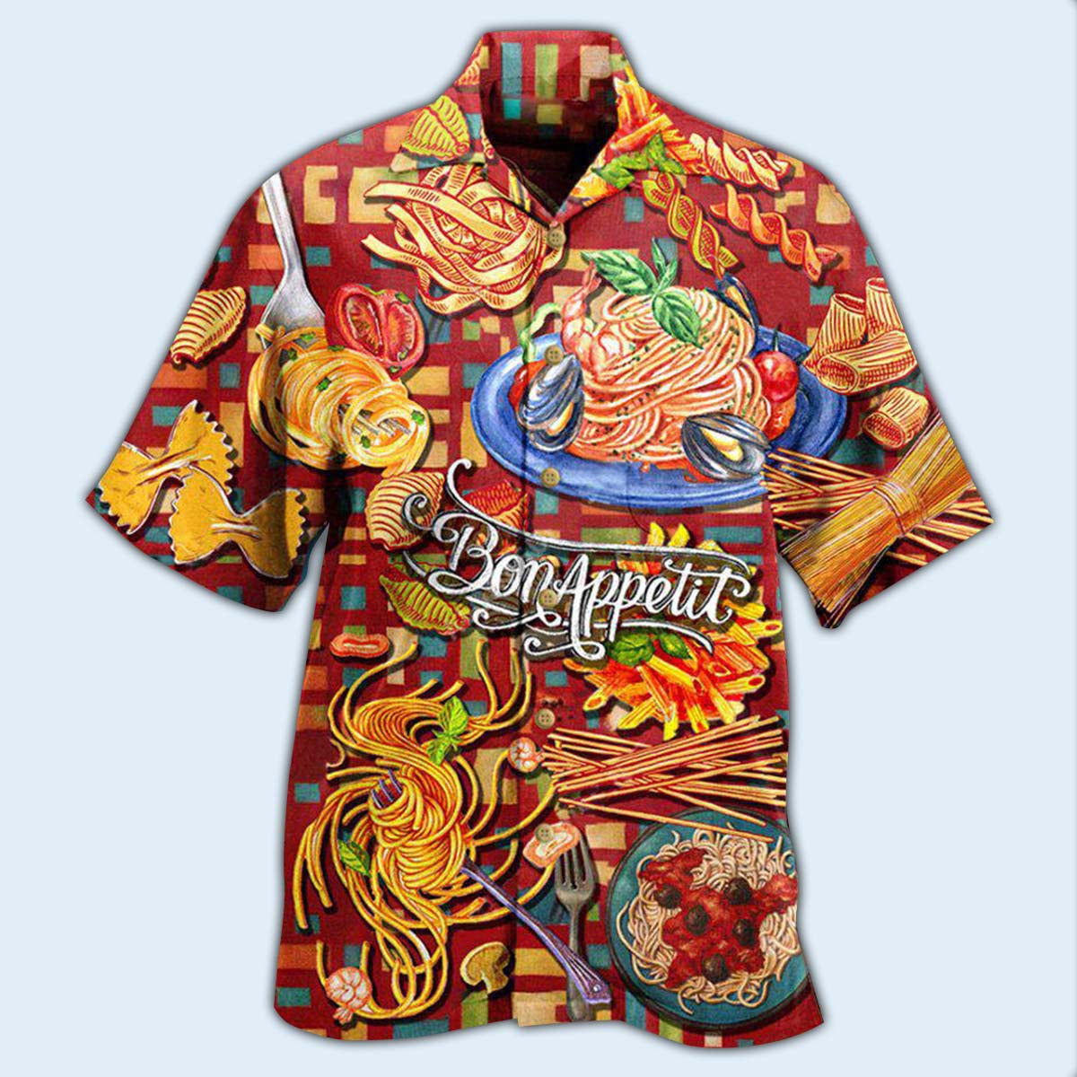 Food Tasting Daily Favorite Delicious Pasta - Hawaiian Shirt - Reefox