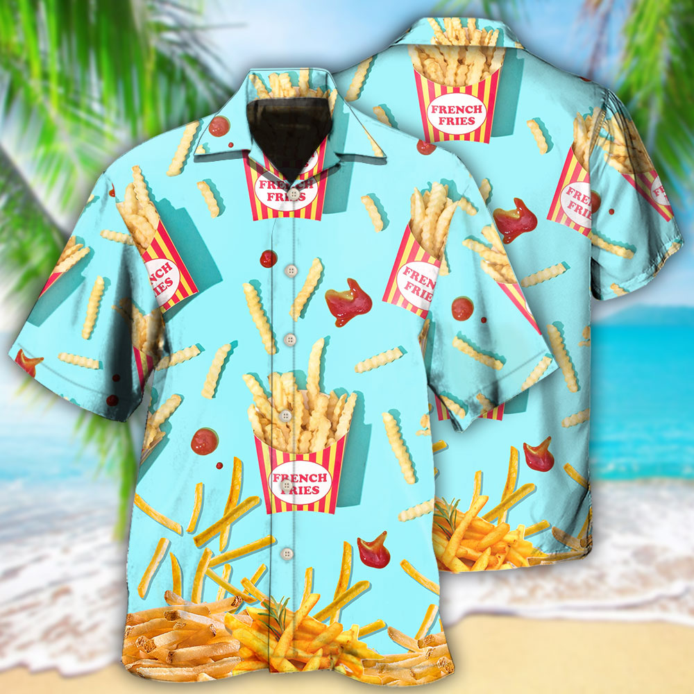 Food French Fries Basic - Hawaiian Shirt - Reefox