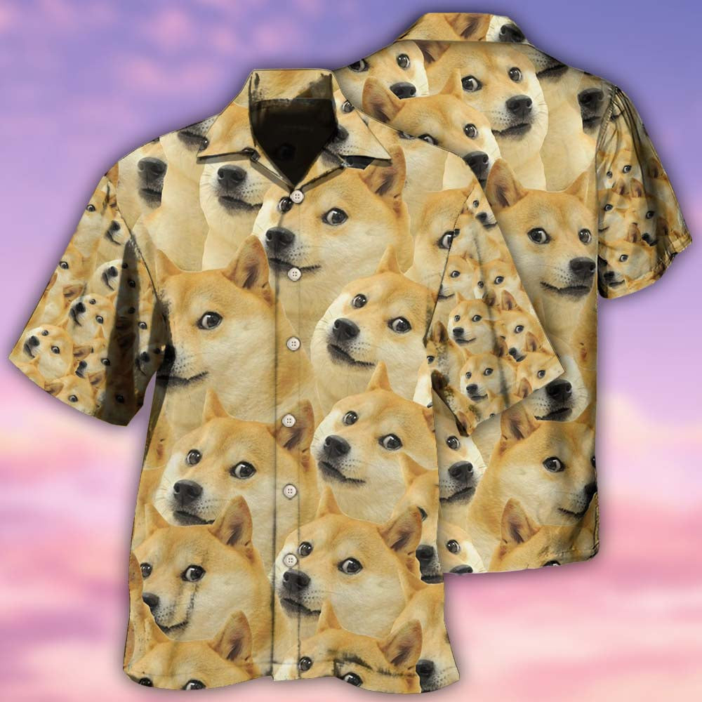 Corgi Meme Funny Style - Hawaiian Shirt - Reefox