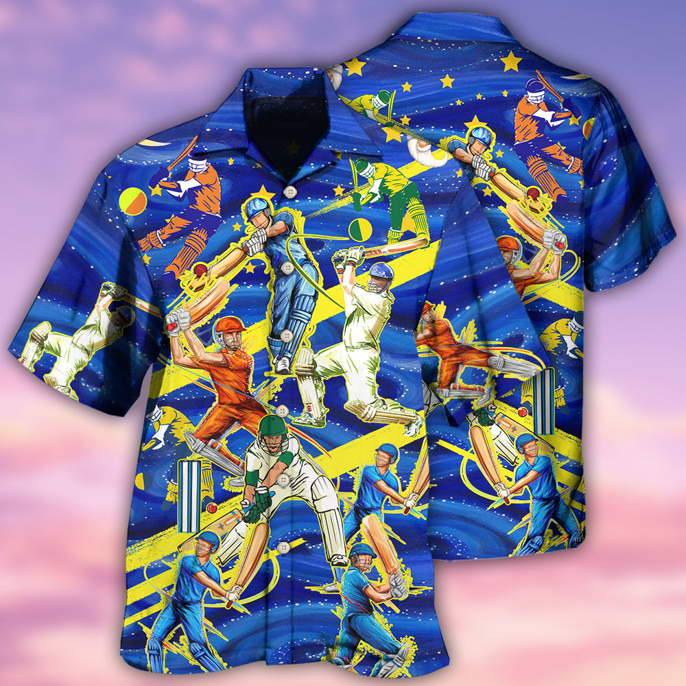 Cricket Lets Play Cricket - Hawaiian Shirt - Reefox