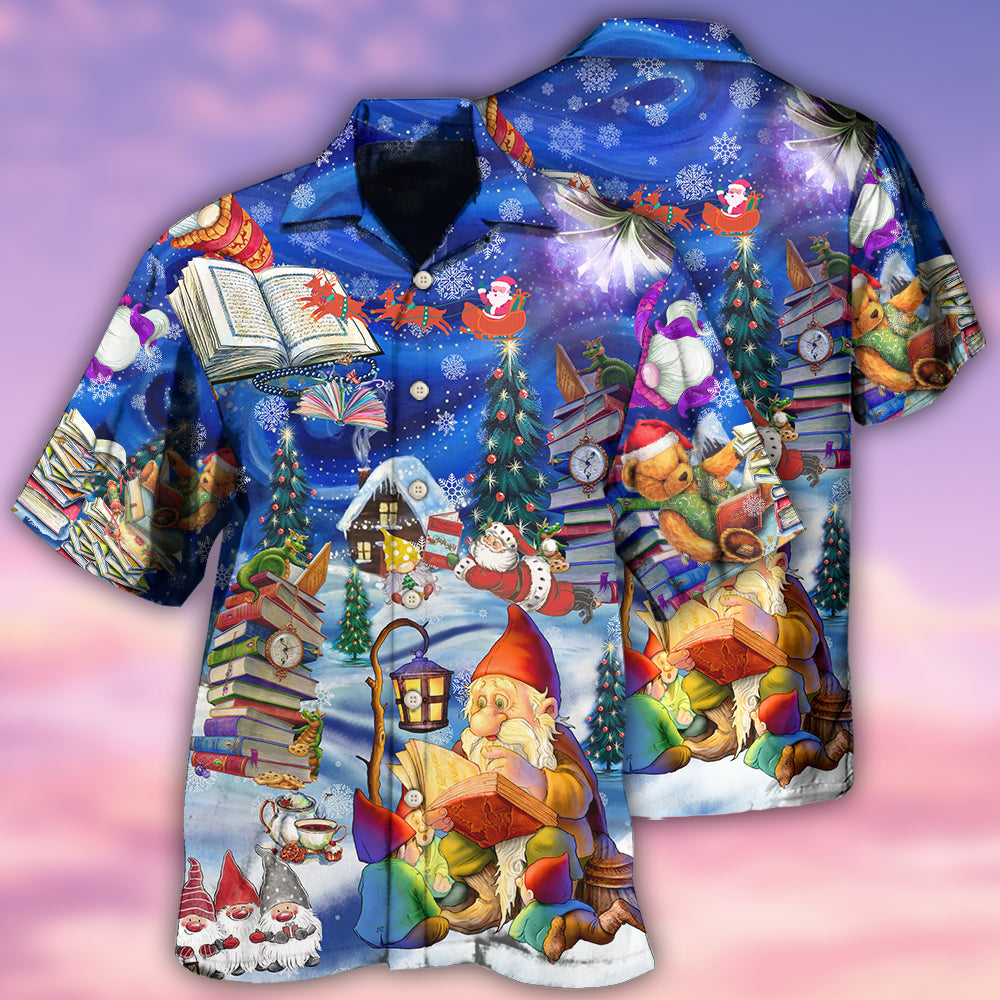 Book Make Me Happy Merry Christmas - Hawaiian Shirt - Reefox