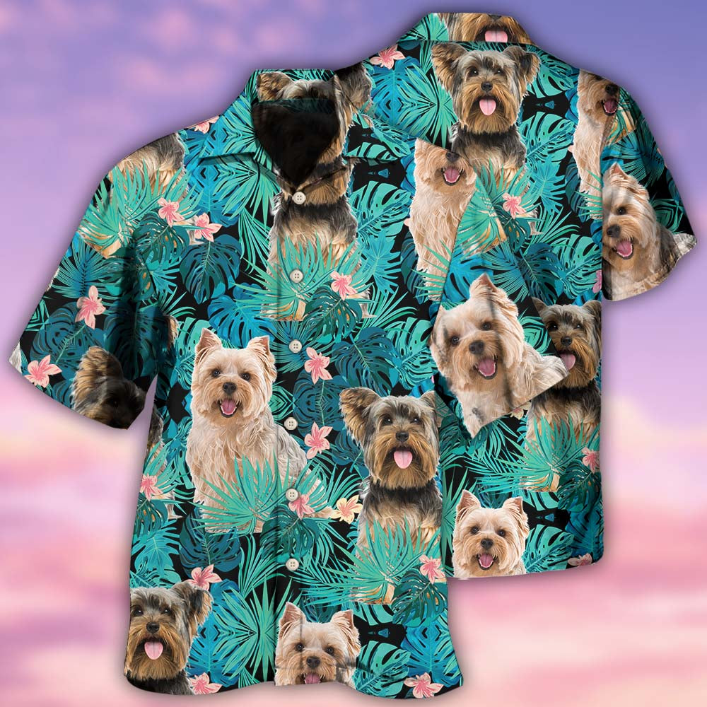 Yorkshire Terrier Dog Tropical - Hawaiian Shirt - Reefox