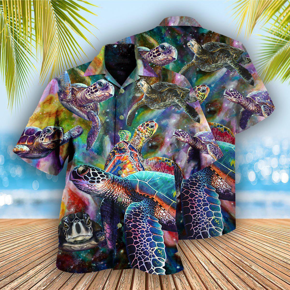 Turtle Galaxy Love Sea - Hawaiian Shirt - Reefox