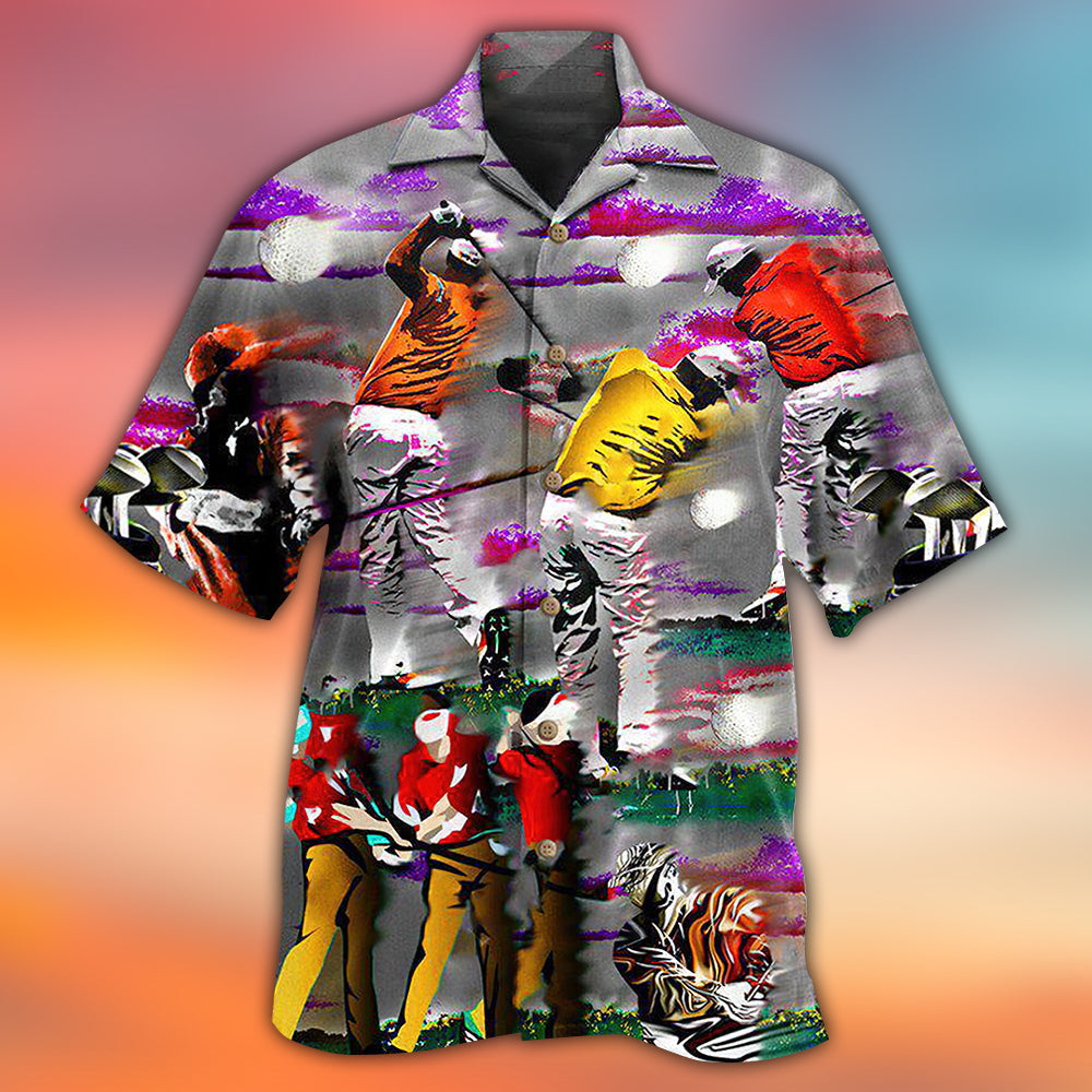 Golf Life Is A Game But Golfis Serious - Hawaiian Shirt - Reefox