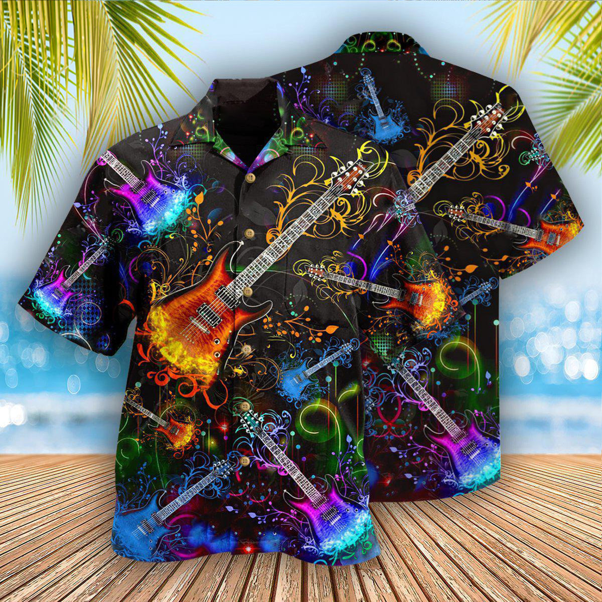 Guitar Gowhere The Guitar Takes You - Hawaiian Shirt - Reefox
