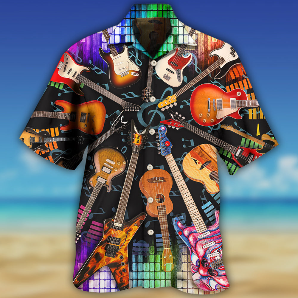 Guitar Love Music Style - Hawaiian Shirt - Reefox