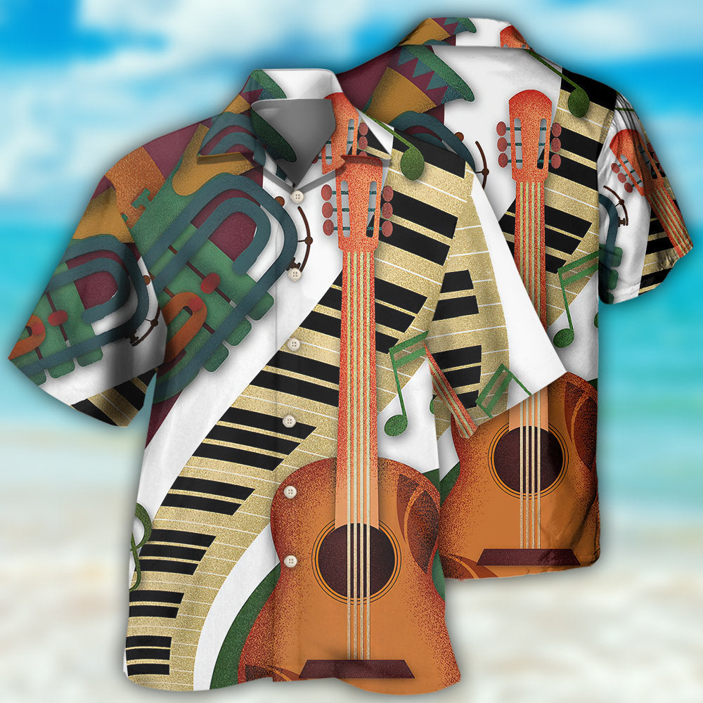 Guitar Vintage Classic - Hawaiian Shirt - Reefox
