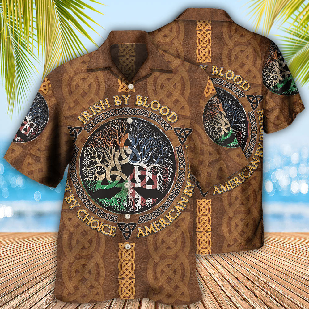 Irish By Blood Leather - Hawaiian Shirt - Reefox