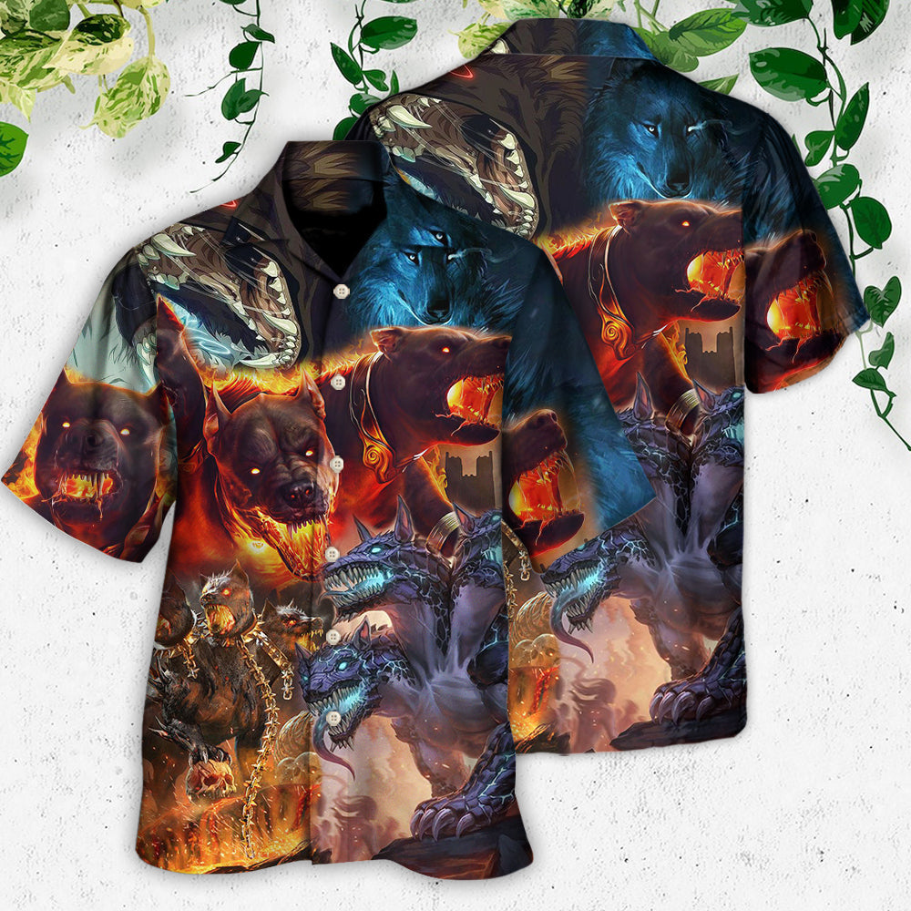 Dog Larva And Frozen - Hawaiian Shirt - Reefox