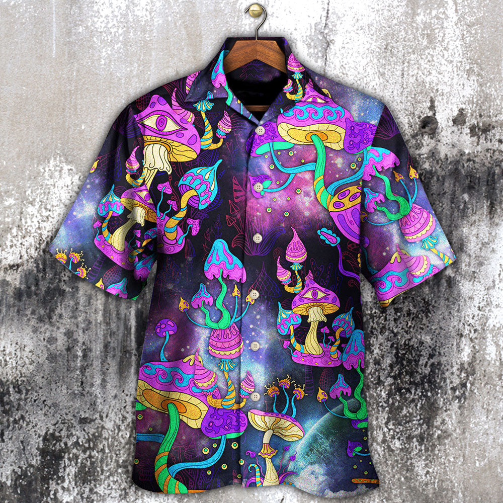 Hippie Mushroom Hippie Life Lover - Hawaiian Shirt - Reefox