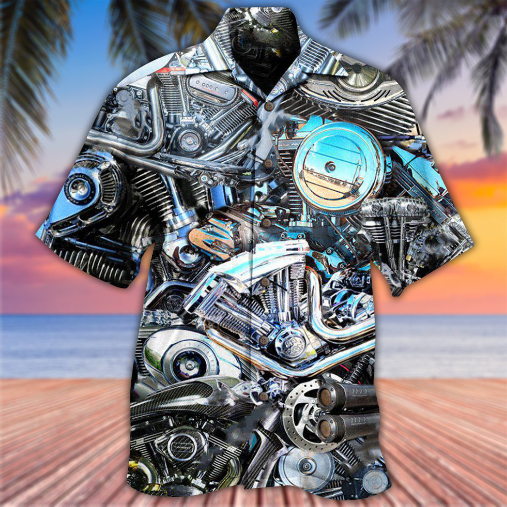 Motorcycle Gone Riding Be Back - Hawaiian Shirt - Reefox