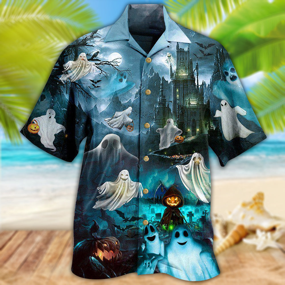 Halloween Night Say Boo And Scary On - Hawaiian Shirt - Reefox