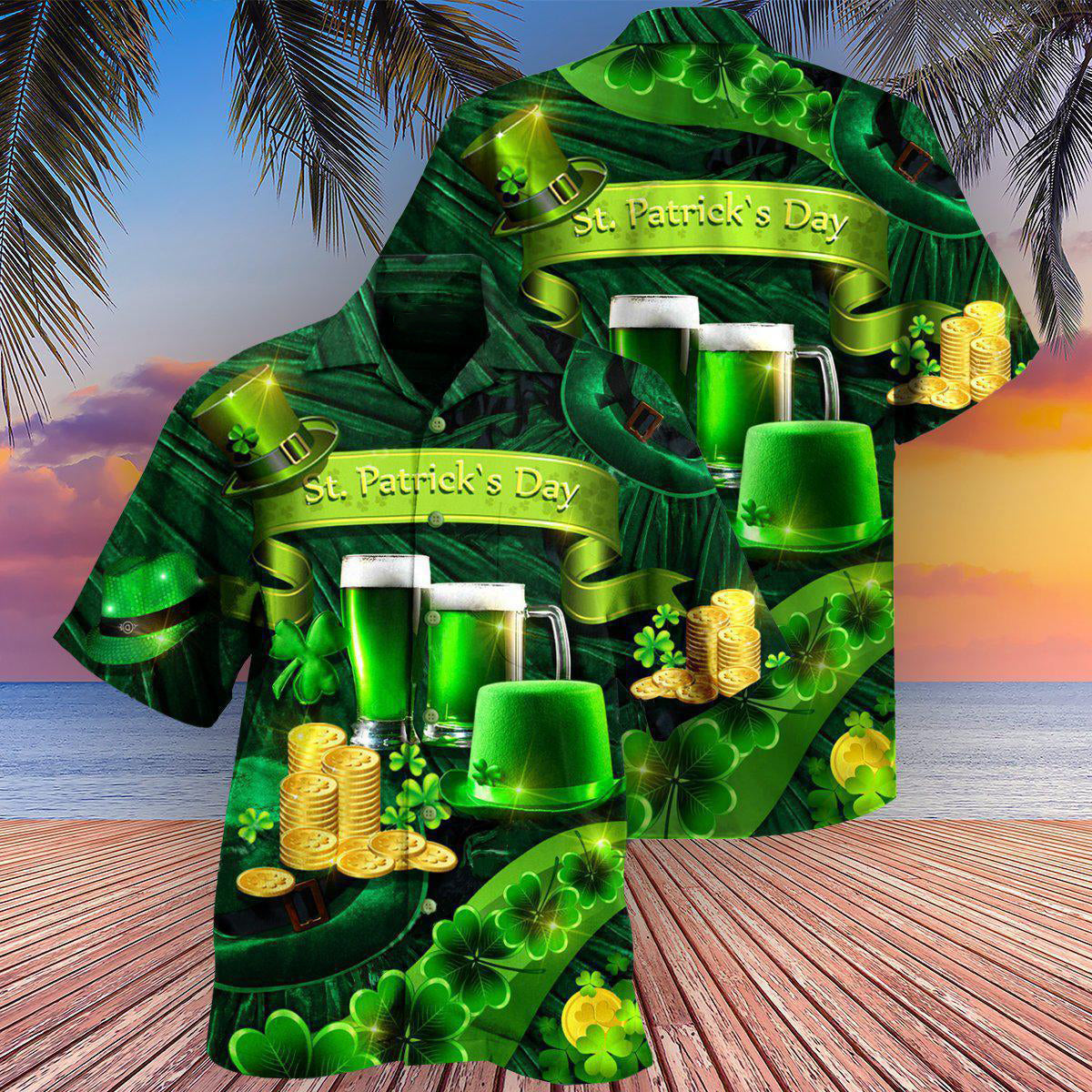 Irish Happy Saint Patrick's Day 17 March - Hawaiian Shirt - Reefox