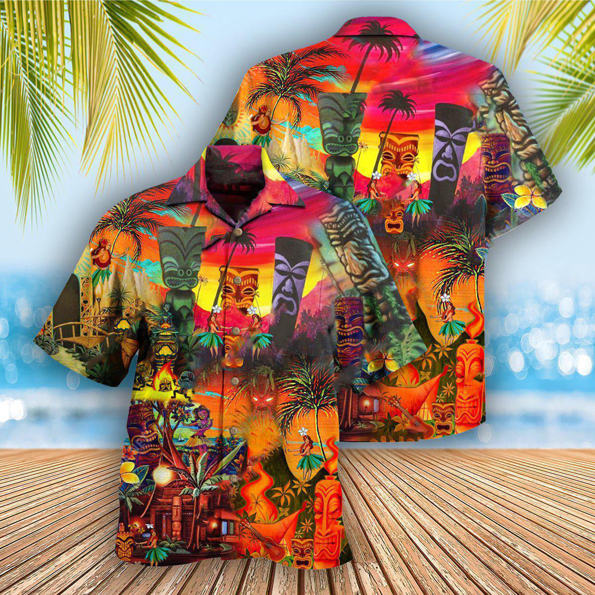 Tiki Hawaii Always Keeps Your Heart - Hawaiian Shirt - Reefox