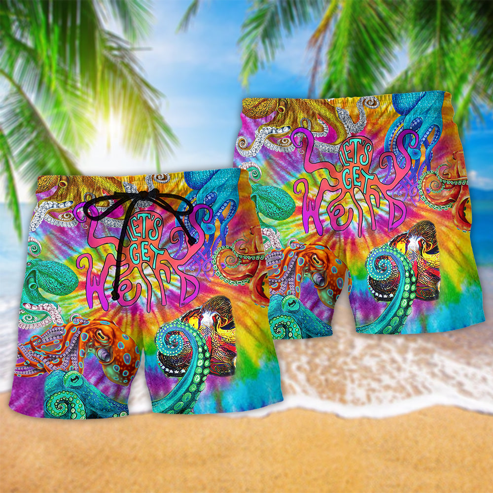 Hippie Lets Get Octopus - Beach Short Reefox - Owls Matrix LTD