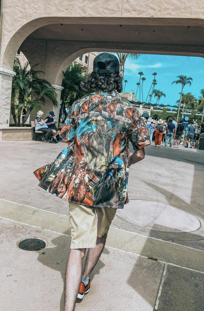 Horse Racing Colorful - Hawaiian Shirt - Reefox