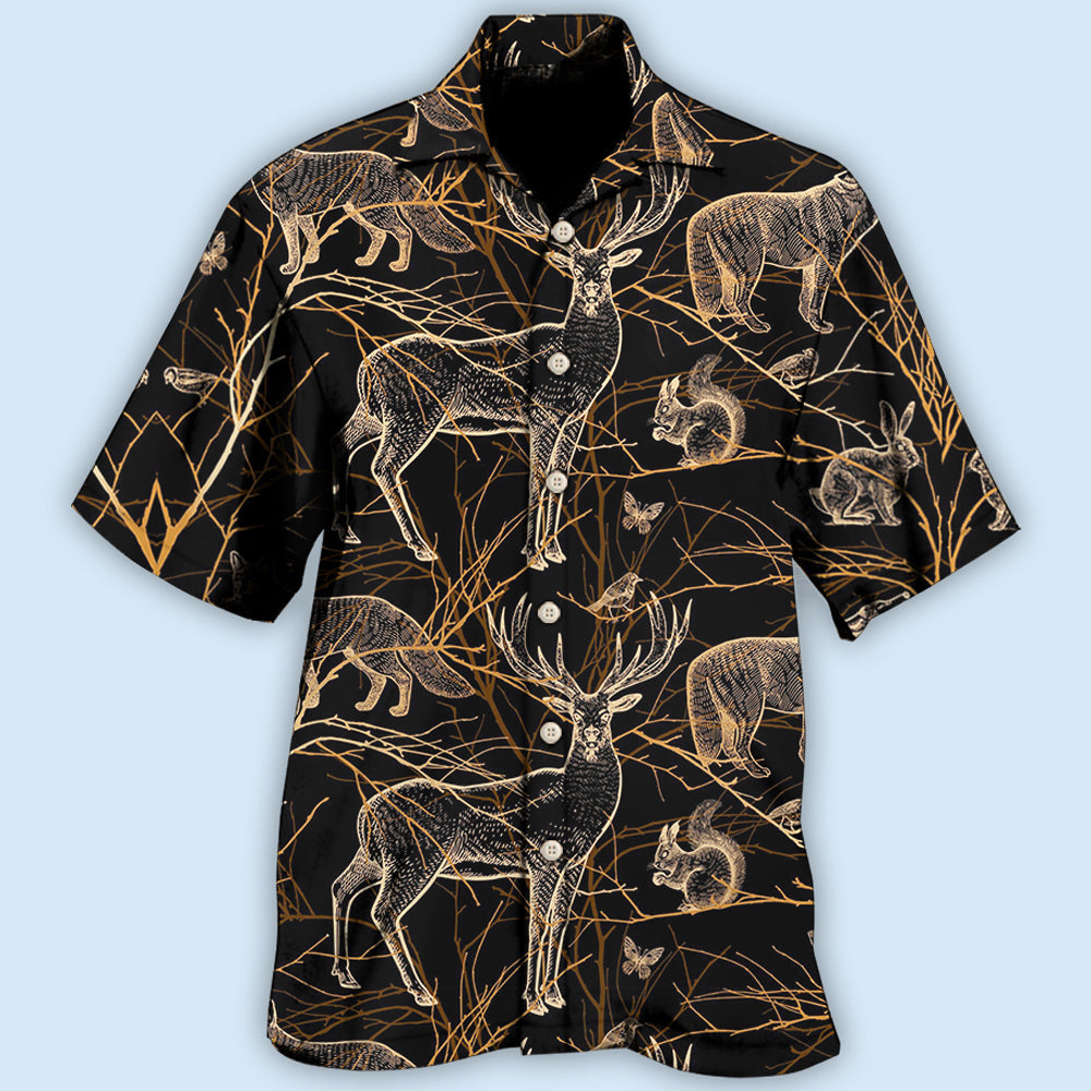 Hunting Dark Art Style - Hawaiian Shirt - Reefox