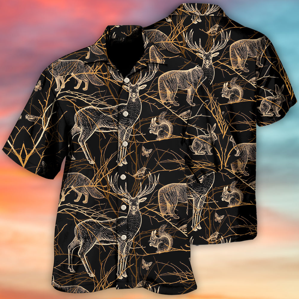 Hunting Dark Art Style - Hawaiian Shirt - Reefox