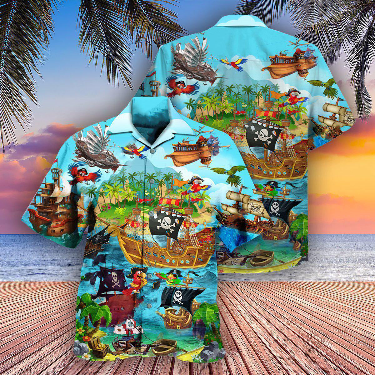 Pirate It's A Pirate Life For Me - Hawaiian Shirt - Reefox