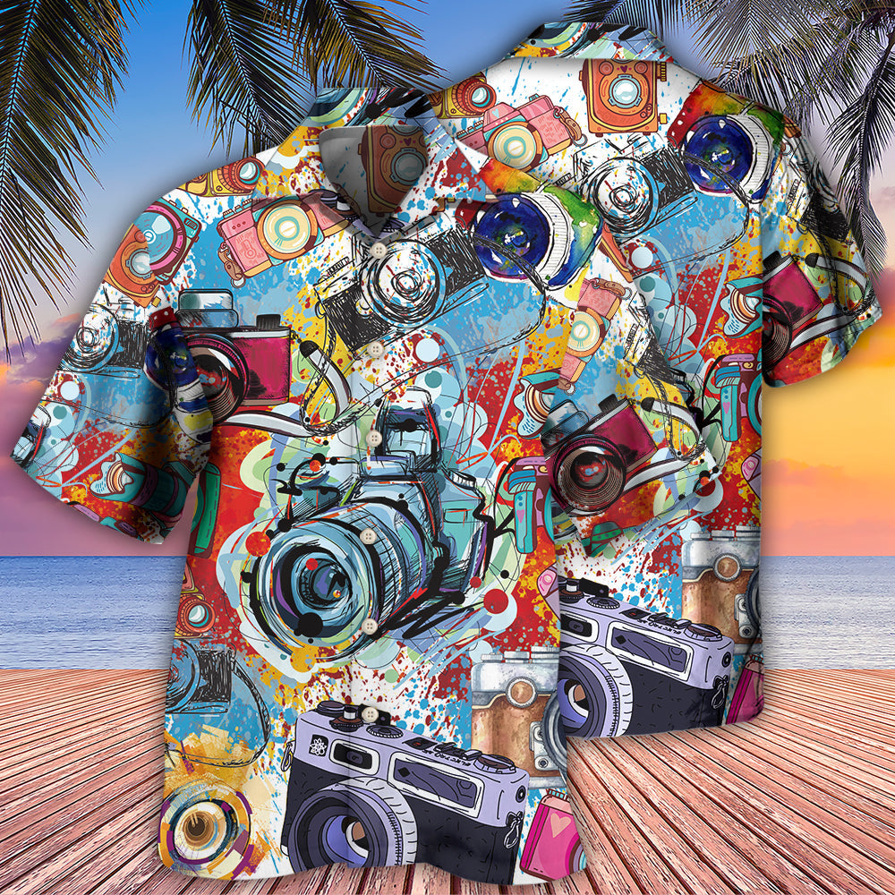 Camera It's A World Of Cameras - Hawaiian Shirt - Reefox
