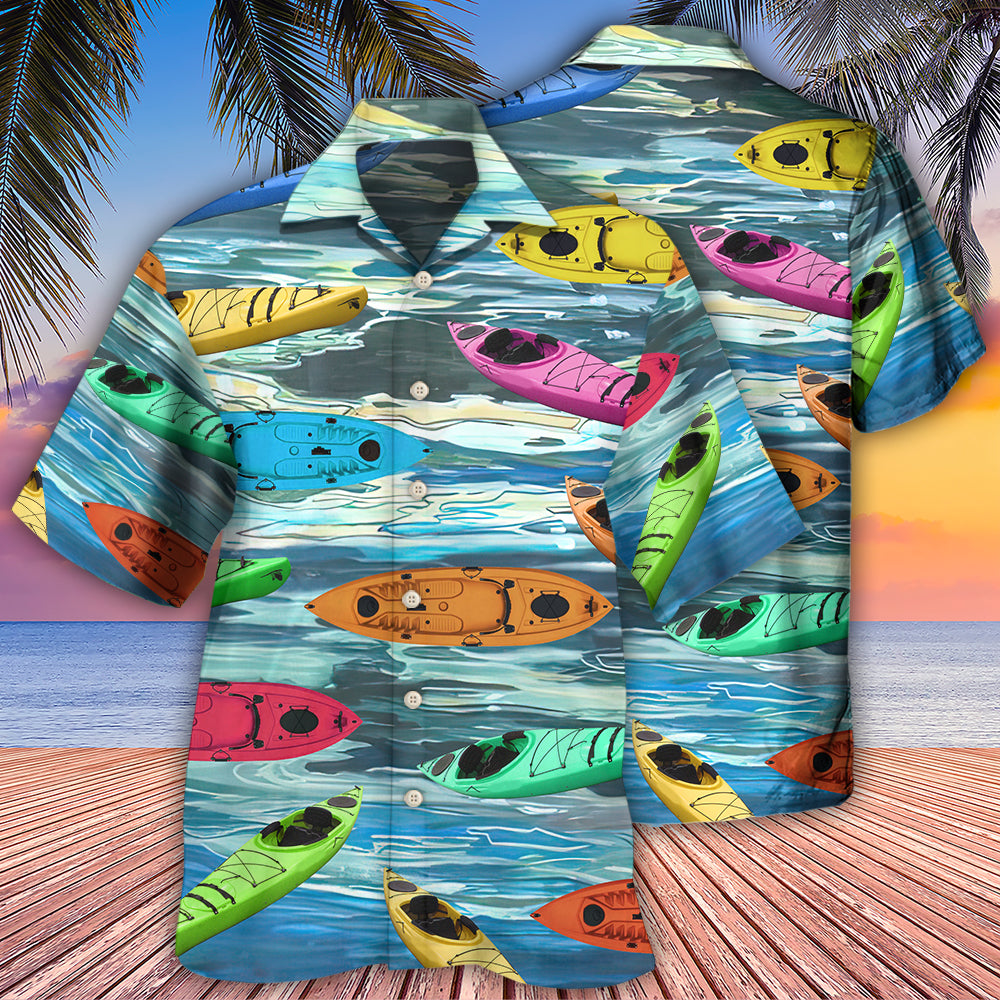 Kayaking It's Time For Kayaking- Hawaiian Shirt - Reefox