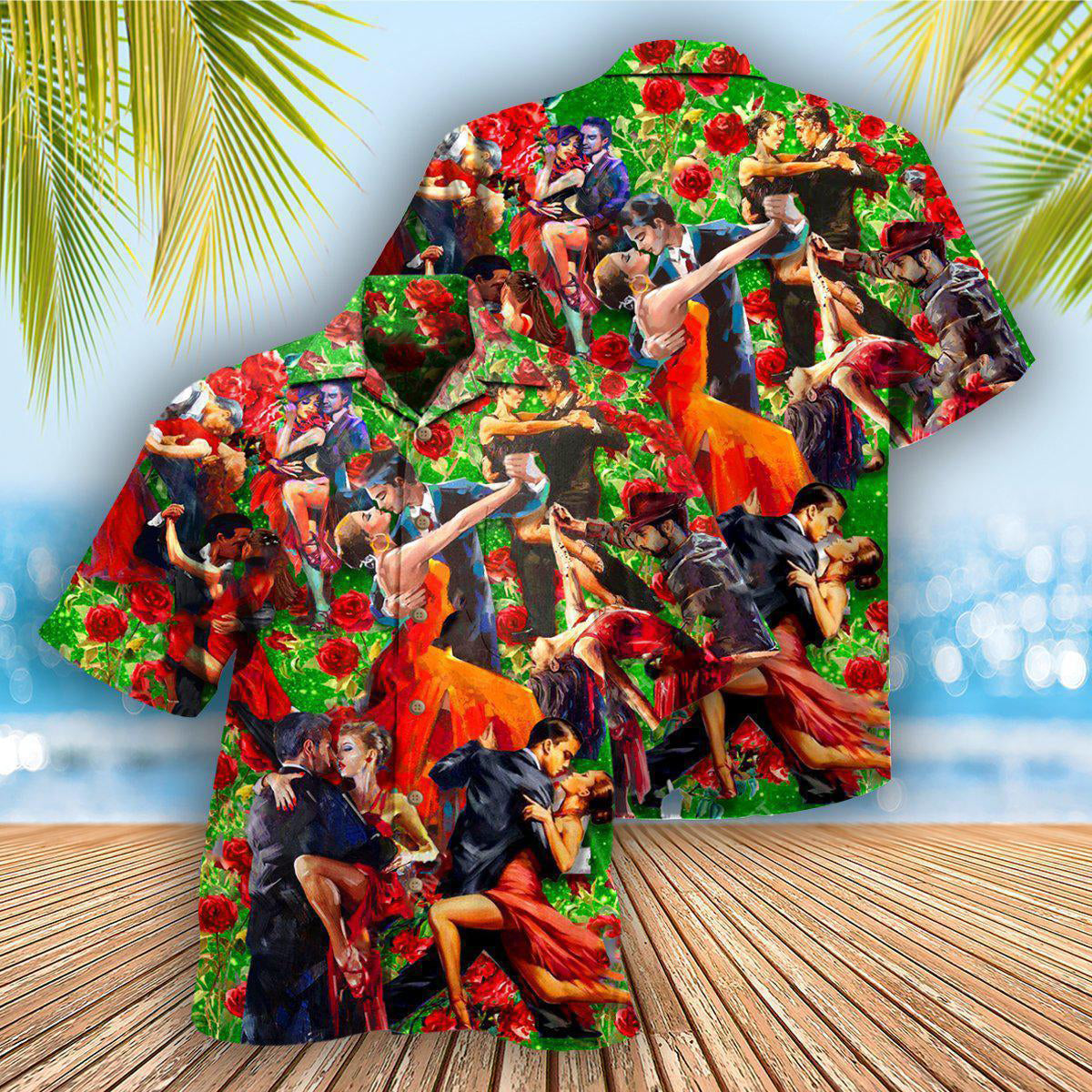 Dance Keep Calm And Salsa Dance Couple Dancing - Hawaiian Shirt - Reefox