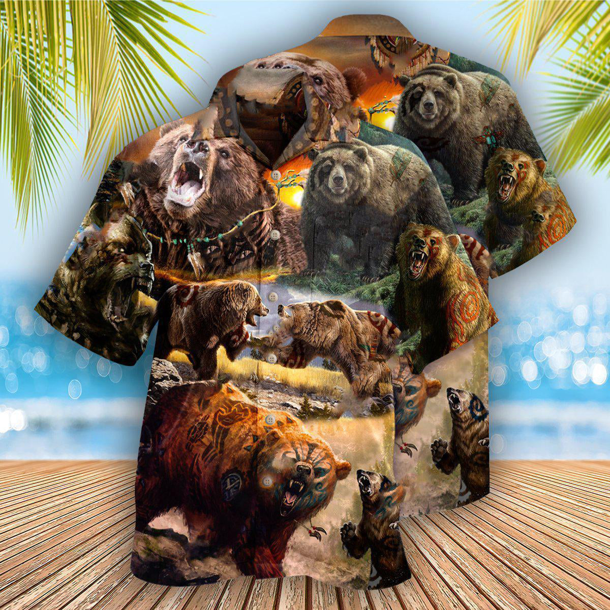 Native Bears Keep The Native Spirit - Hawaiian Shirt - Reefox