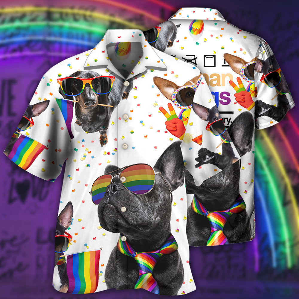 LGBT Pride French Bulldog - Hawaiian Shirt - Reefox