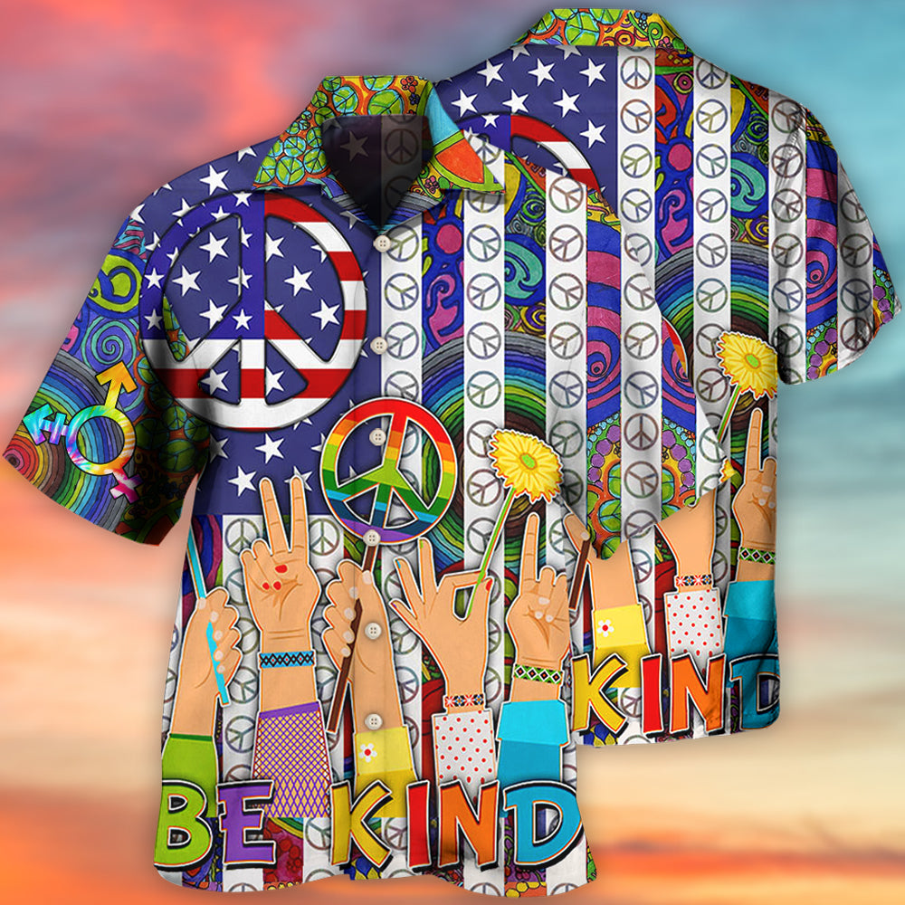 LGBT Be Kind Style - Hawaiian Shirt - Reefox