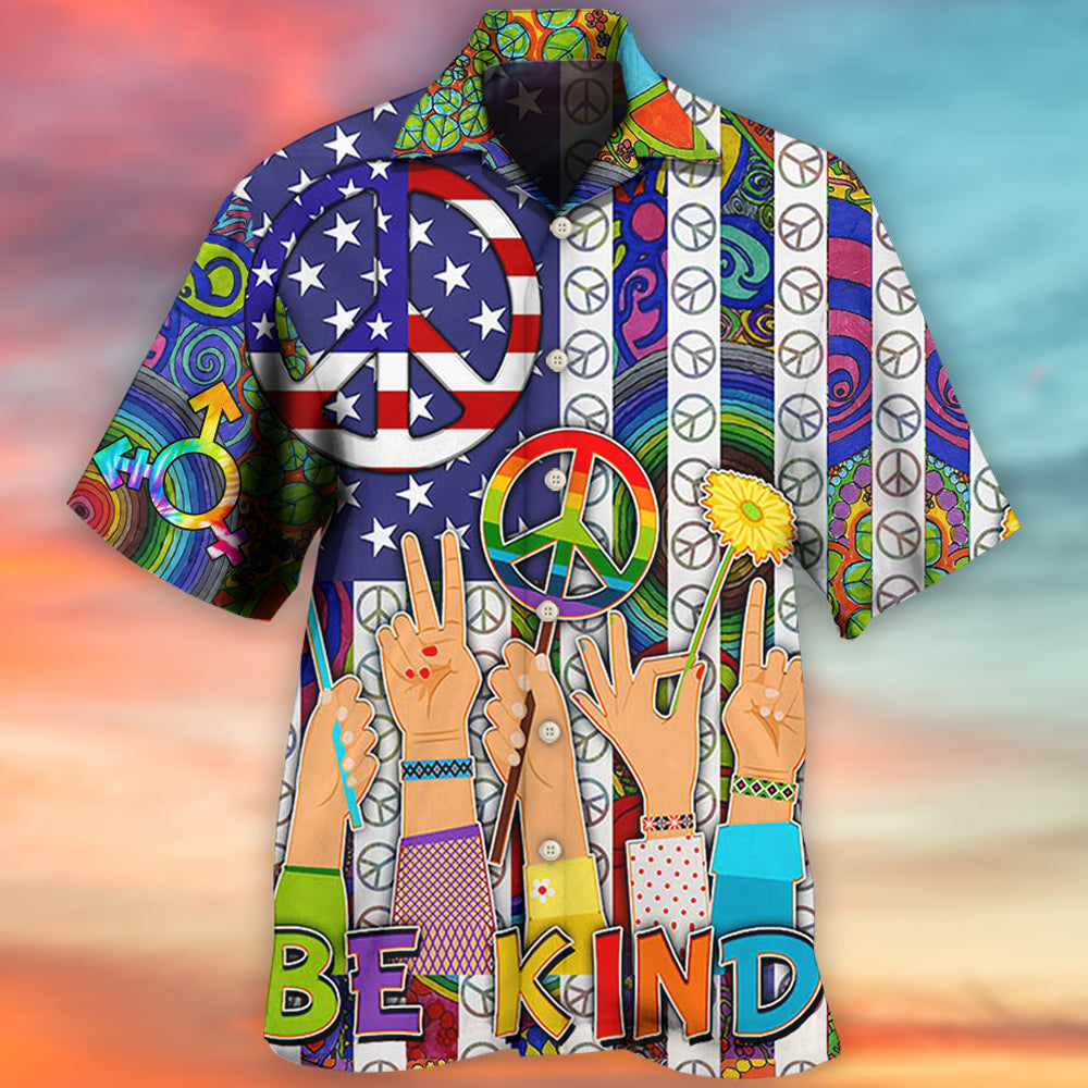 LGBT Be Kind Style - Hawaiian Shirt - Reefox