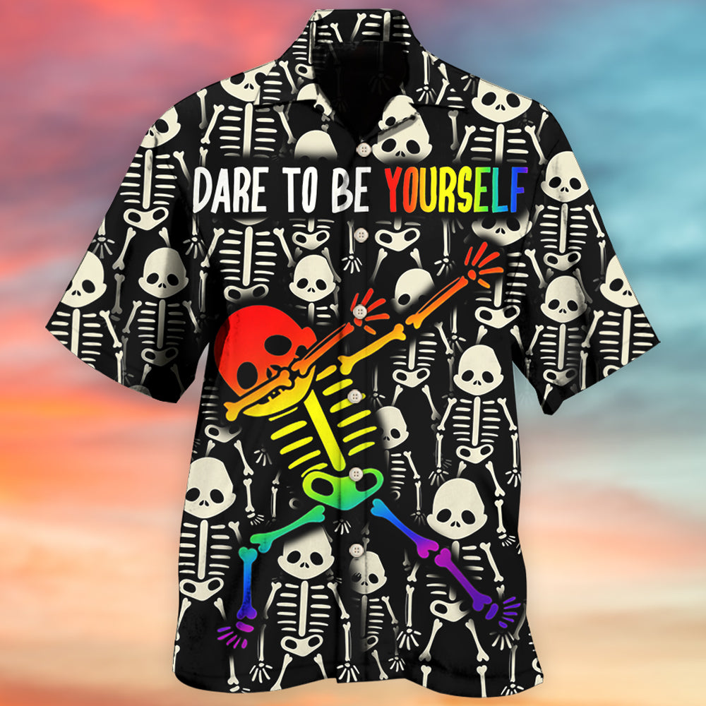 LGBT Dare To Be Yourself Style - Hawaiian Shirt - Reefox