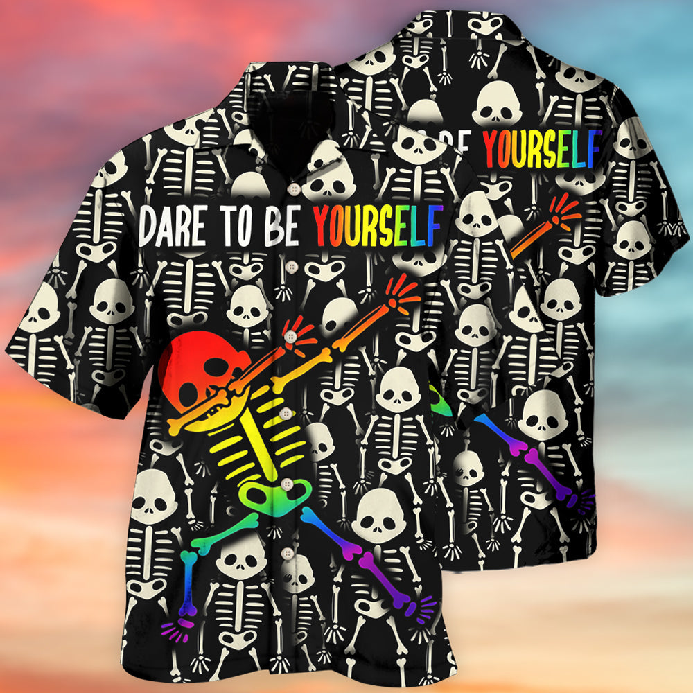 LGBT Dare To Be Yourself Style - Hawaiian Shirt - Reefox