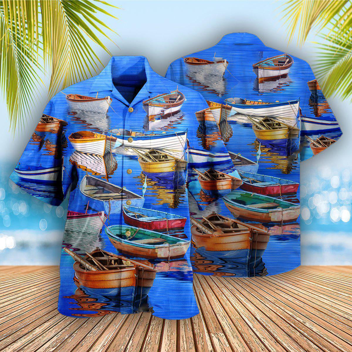 Boat Life Is Better On The Boat Blue - Hawaiian Shirt - Reefox