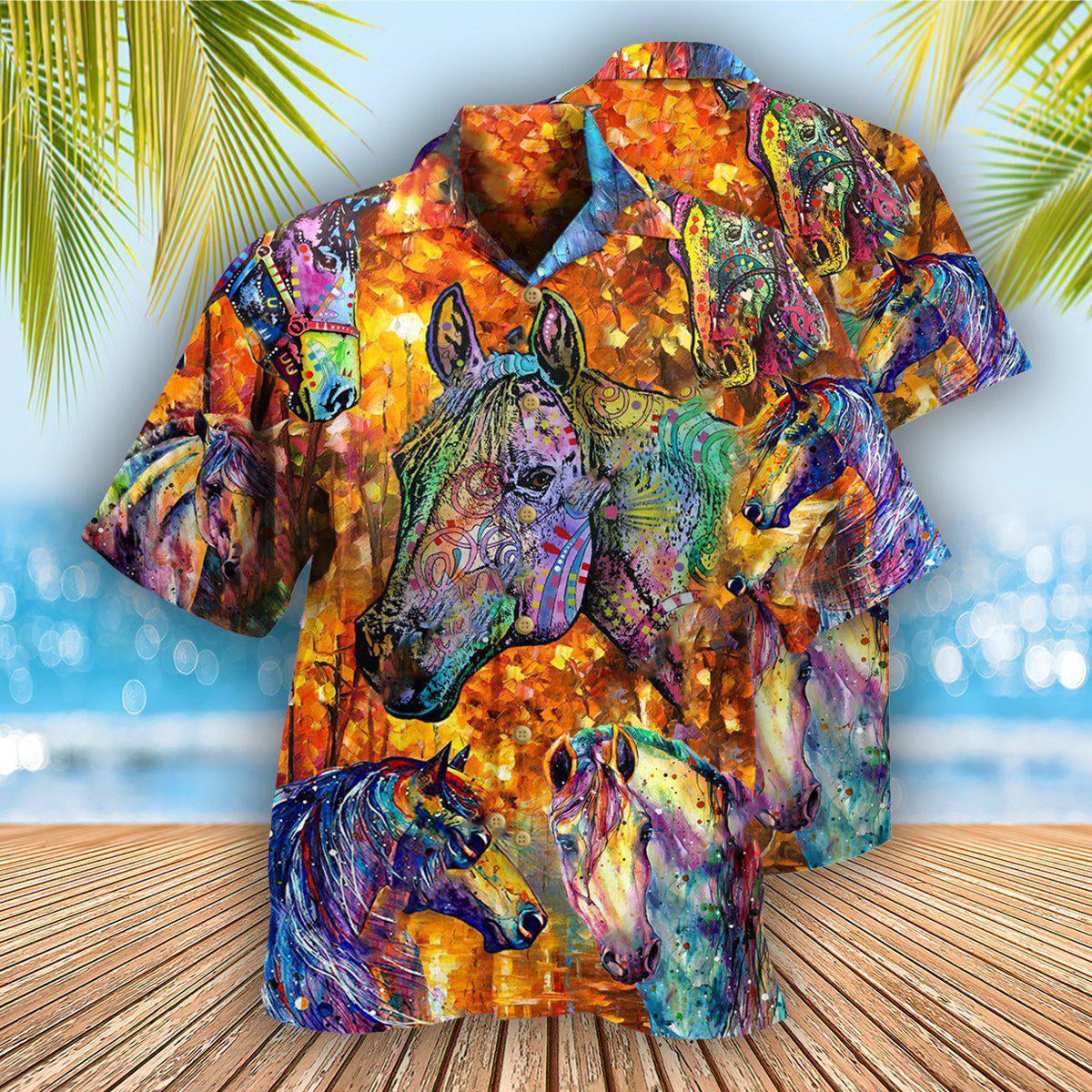 Horse Better With A Horse Color Painting - Hawaiian Shirt - Reefox