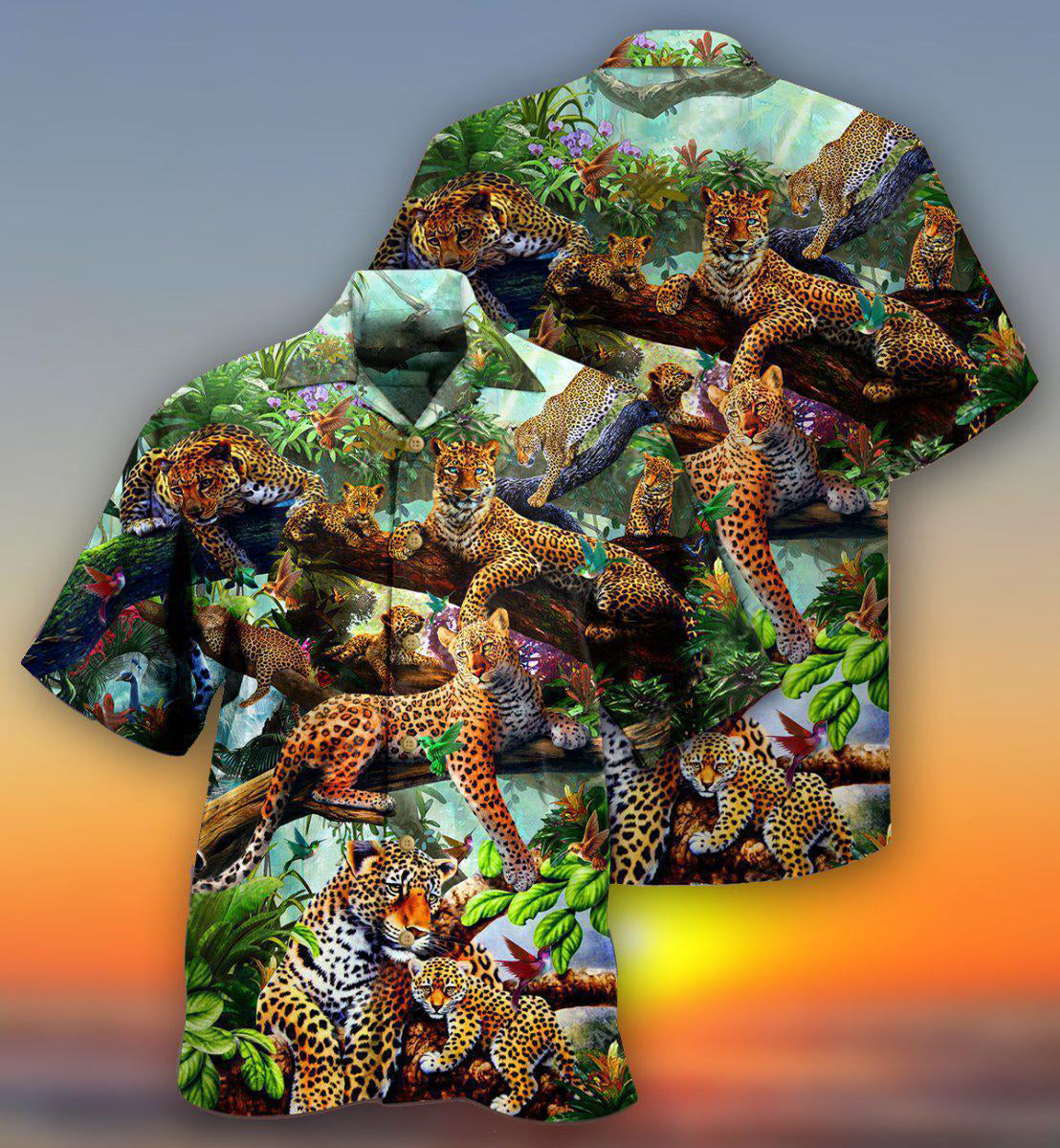 Leopard Animals Life Is Better With A Leopard In Forest - Hawaiian Shirt - Reefox